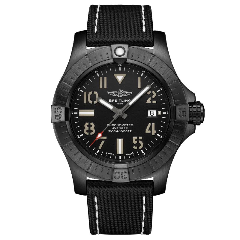 Avenger Automatic 45 Seawolf Night Mission V17319101B1X2-Breitling Watch with Modern Aviation Features -