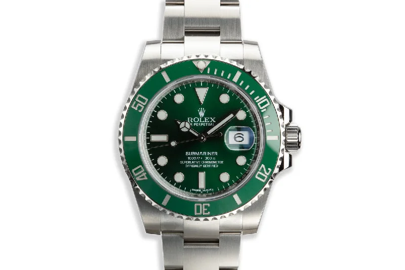 Rolex Submariner 116610LV "Hulk"-Rolex Watch with Chronograph and Date -