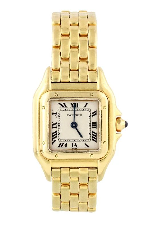 Cartier Panthere 8057917 C 18K Yellow Gold Ladies Watch-Cartier Watch with Elegant Case Design -