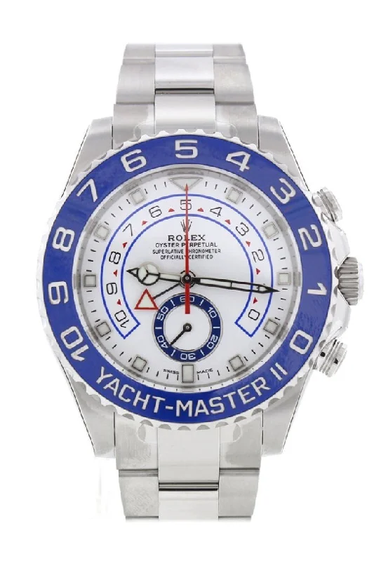 ROLEX Yacht-Master II 44 White Dial Stainless Steel Men's Watch 116680-Rolex Watch for Collector’s Edition -