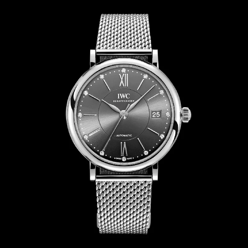 IWC Portofino Automatic 37 Watch, 37mm Grey Dial, IW458110-IWC Watch for Strategic Investment -