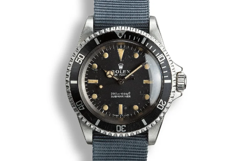 1967 Rolex Submariner 5513 with Meters First Dial-Rolex Watch with Exclusive Design Features -