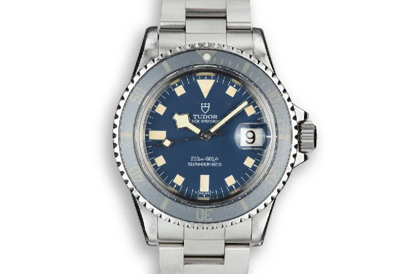 1976 Tudor Snowflake Submariner 9411/0 Blue Dial with Service Papers-Rolex Watch with Professional Design -