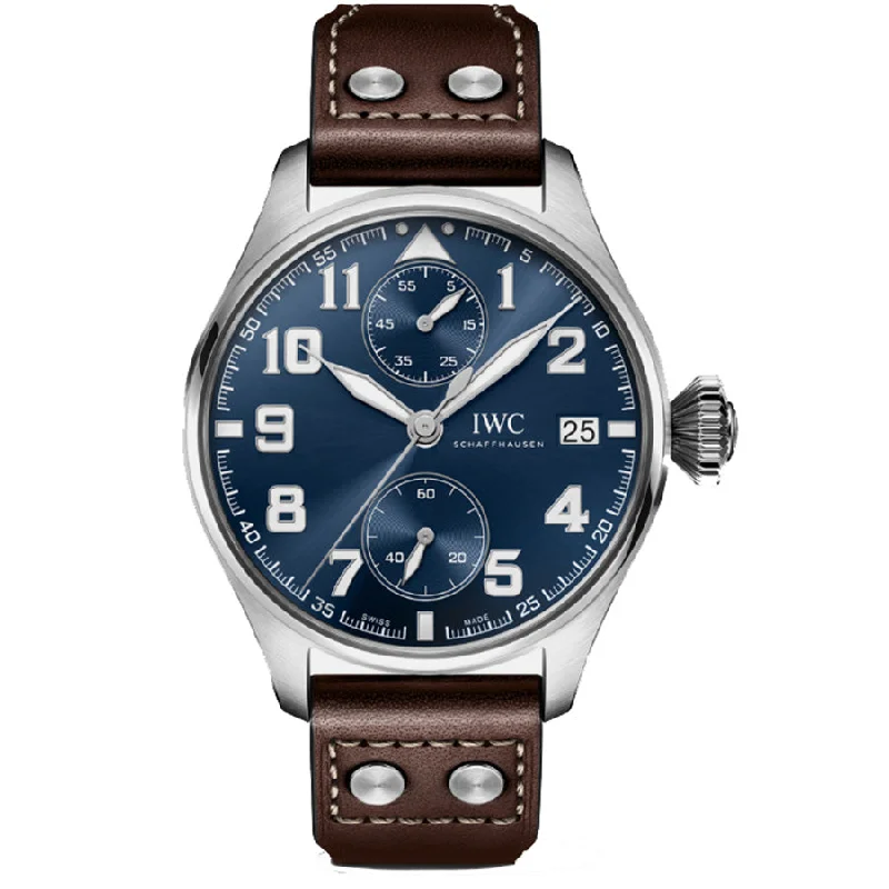 IWC Le Petit Prince Monopusher Big Edition 46mm IW515202 Blue Dial-IWC Watch with Date and Day Function -