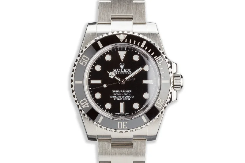 2015 Rolex Submariner 114060 with Box and Papers-Rolex Watch with Advanced Timekeeping Technology -