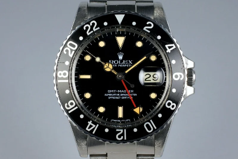 1982 Rolex GMT 16750 UNPOLISHED-Rolex Watch for Casual Wear -