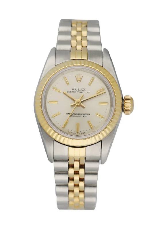 Rolex Oyster Perpetual 67193 Ladies Watch-Rolex Watch with Original Box and Papers -