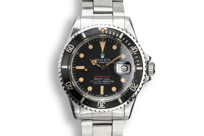 1972 Rolex Red Submariner 1680 with MK IV Dial-Rolex Watch for Top-Level Investors -