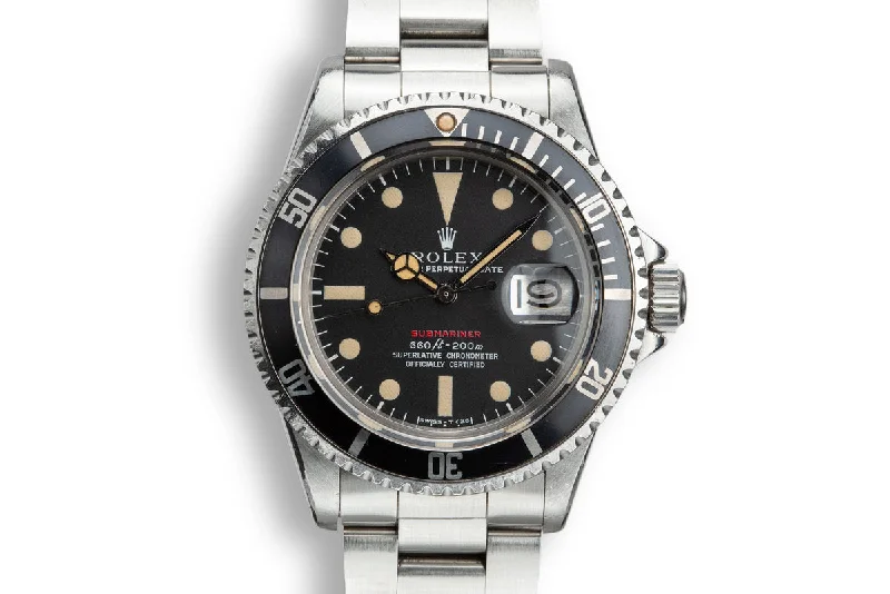 1975 Rolex Red Submariner 1680 MK 4 Dial-Rolex Watch for Business Executives -