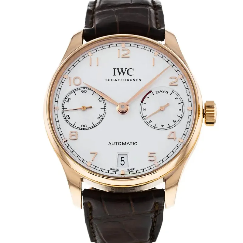 IWC PORTUGIESER AUTOMATIC 42mm IW500701-IWC Watch with Classic Pilot’s Design -