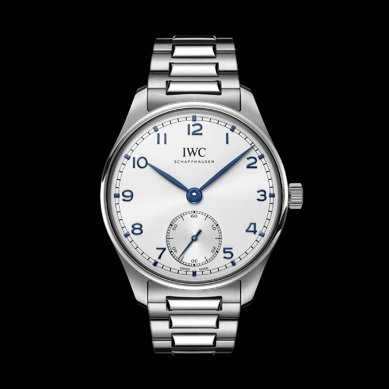 IWC Portugieser Automatic 40 Watch, 40.4mm White Dial, IW358312-IWC Watch with Automatic Movement -