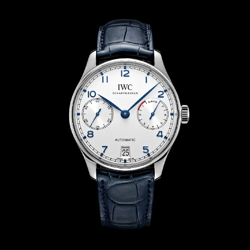 IWC Portugieser Automatic Watch, 42.3mm White Dial, IW500705-IWC Watch for High-End Gifting -