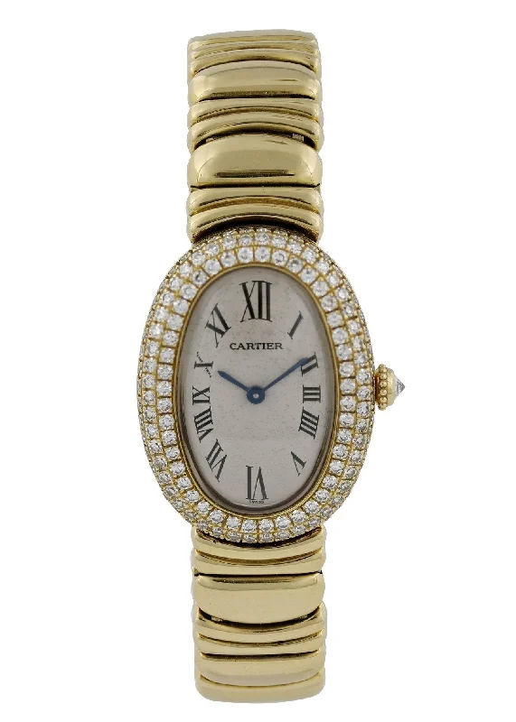 Cartier Baignoire 1950 18K Yellow Gold Ladies Watch-Cartier Watch for Iconic Timepieces -