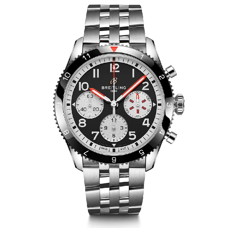 Classic AVI Chronograph 42 Mosquito Y233801A1B1A1-Breitling Watch for Aviation Enthusiasts -