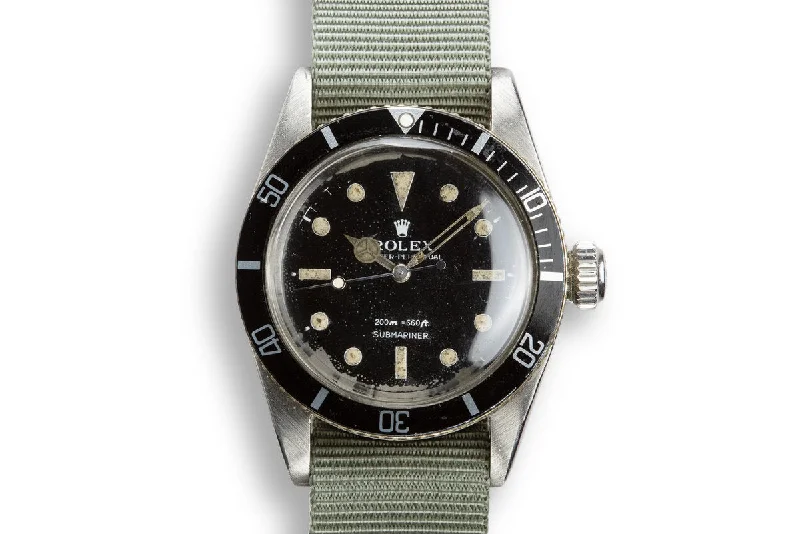 1959 Rolex "Big Crown" Submariner 6538 For Parts-Rolex Watch for Rare Model Seekers -