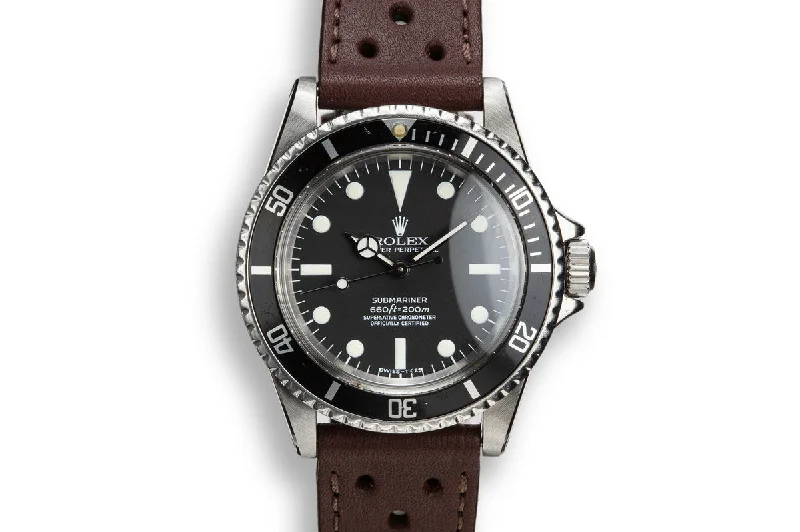 1970 Rolex Submariner 5512 with Service Dial-Rolex Watch with Chronometer Certification -