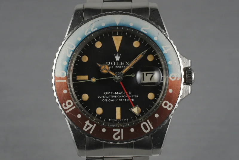 1968 Rolex GMT 1675-Rolex Watch with PVD Coating -