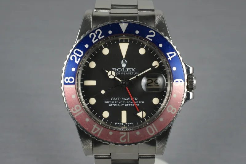 1979 Rolex GMT 1675-Rolex Yacht-Master Watch -