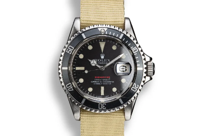 1969 Rolex Red Submariner 1680 with MK II Dial-Rolex Watch with Moonphase -