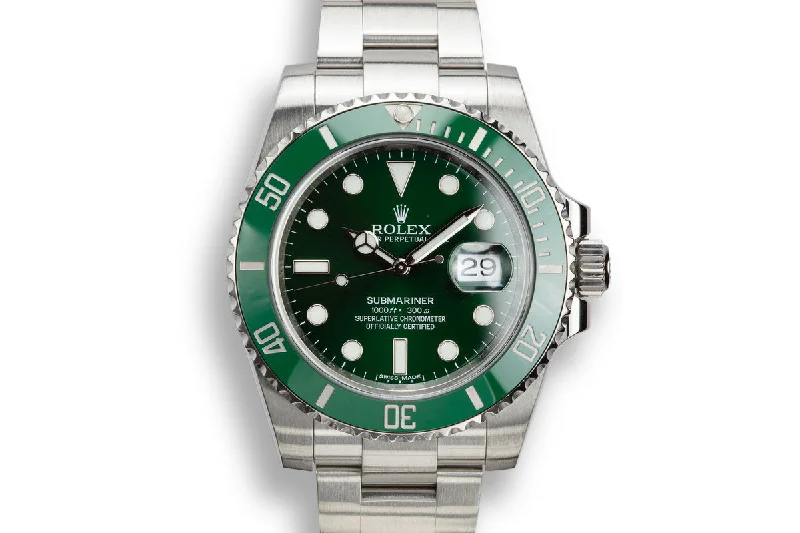 2016 Rolex Green Submariner 116610LV "Hulk" with Box and Papers-Rolex Watch for Unique Functions -