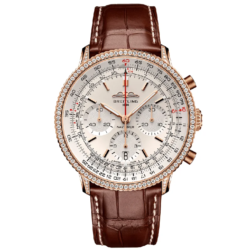 Navitimer B01 Chronograph 41 RB0139631G1P1-Breitling Watch with 7-Day Power Reserve -