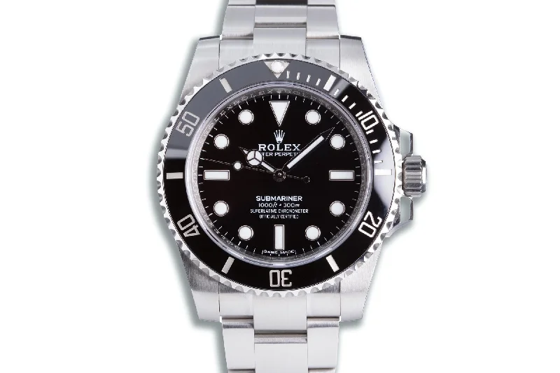 2020 Rolex Submariner 114060 No Date with Box & Card-Rolex Watch for Designer Watch Lovers -