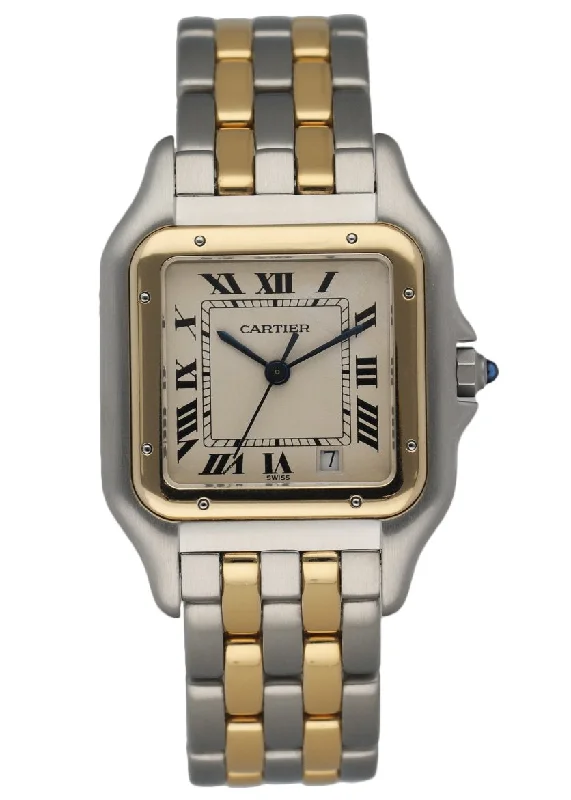 cartier panthere 839490 18K Yellow Gold & Stainless Steel Ladies Watch-Cartier Watch with Swiss Craftsmanship -