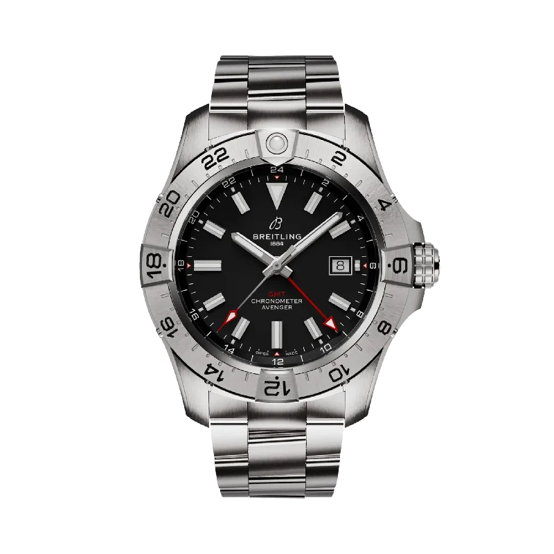 AVENGER AUTOMATIC GMT 44-Breitling Watch with Luxe Materials and Precision -