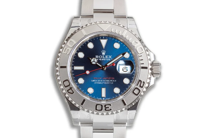 2020 Unworn Rolex Yacht-Master 126622 Blue Dial Full Stickers with Box & Card-Rolex Watch with Simple Elegant Design -