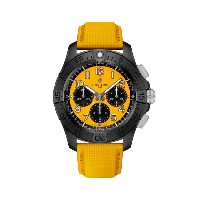 AVENGER B01 CHRONOGRAPH 44 NIGHT MISSION-Breitling Watch with Iconic Pilot’s Features -