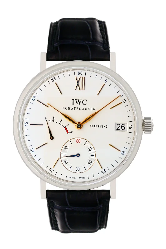 IWC PORTOFINO 45MM HAND WIND 8 DAY #IW510103-IWC Watch for Professionals -