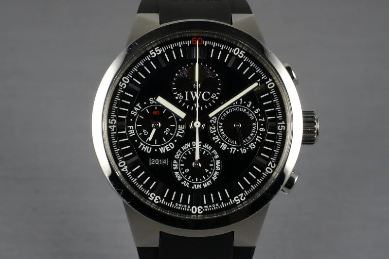 IWC GST Perpetual Calendar IW3756 with Box-Rolex Watch with Military Precision -