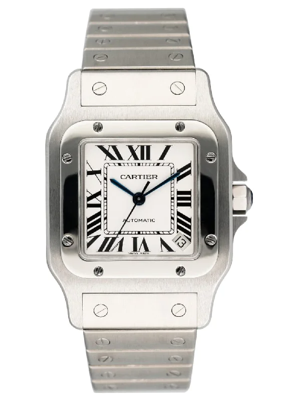 Cartier Santos Galbee W20098D6 Stainless Steel Mens Watch-Cartier Watch for Formal Events -