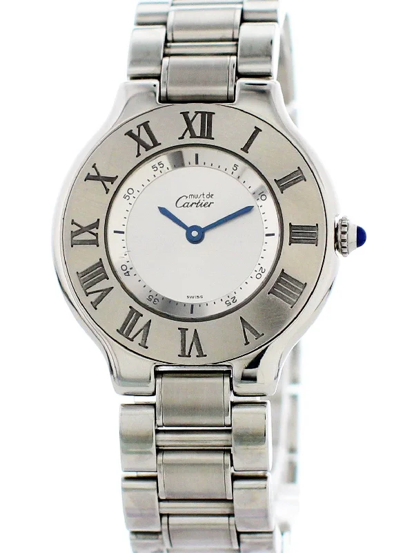 Cartier Must De 21 1330 Ladies watch-Cartier Watch with Durable Case Materials -