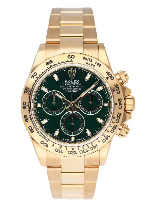 Rolex Daytona 116508 Green Dial Mens Watch Box Papers-Rolex Watch with Exclusive Materials -