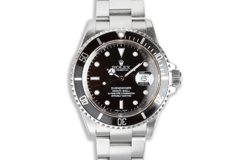 2000 Rolex Submariner 16610 with Box and Papers-Rolex Watch with 1000M Water Resistance -