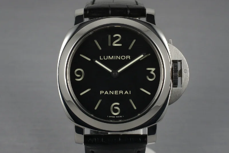 2008 Panerai PAM 112 Luminor with Box and Papers-Rolex Watch with Red Dial -