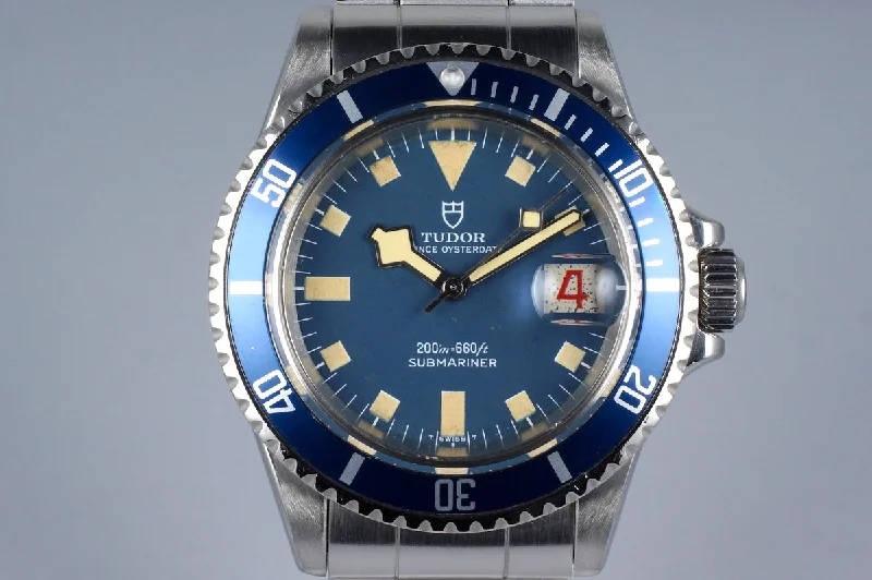 1970 Tudor Submariner 7021/0 Blue Snowflake with Papers-Rolex Watch with Special Edition Features -