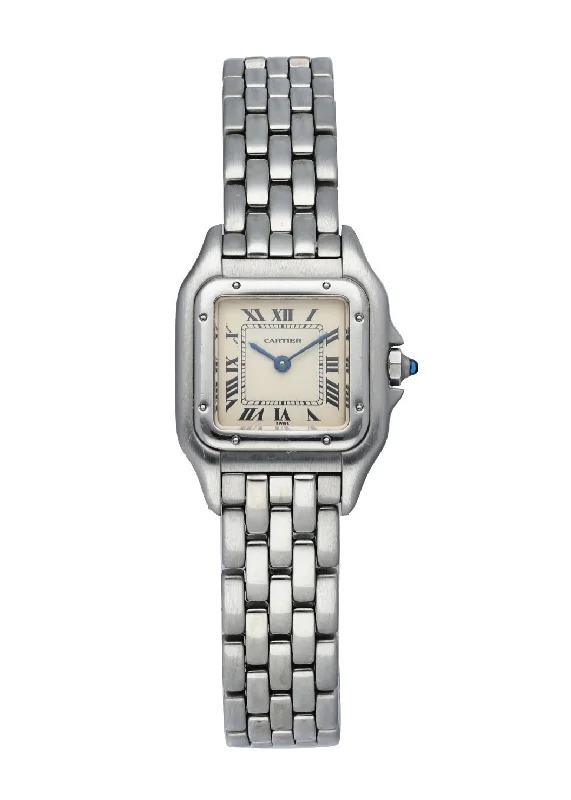 Cartier Panthere 1320 Stainless Steel Ladies Watch-Cartier Watch with Designer Look -