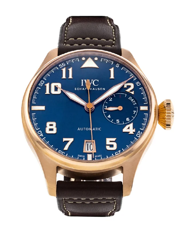 IWC Big Pilot's Watch Edition “Le Petit Prince” Mens Watch-IWC Watch with Large Face Design -