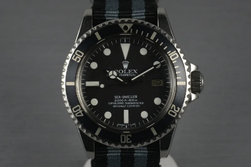 1978 Rolex Sea Dweller 1665 Mark I Dial-Rolex Watches with Swiss Movement -