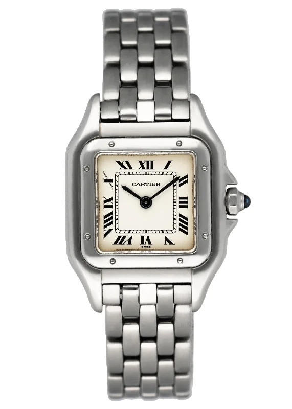 Cartier Panthere 1320 Stainless Steel Ladies Watch-Cartier Watch with Seamless Timekeeping -