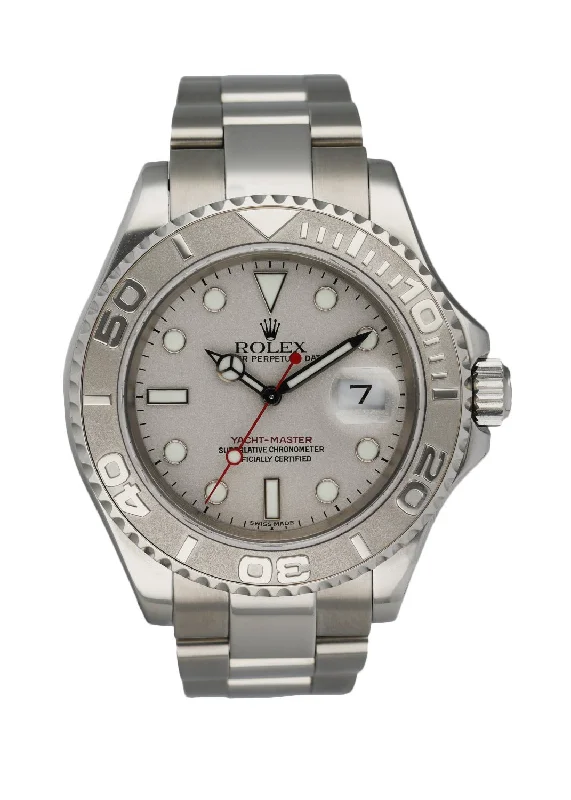 Rolex Yacht Master 16622 Platinum Bezel Men's Watch-Rolex Watch with Limited Edition Features -