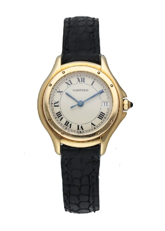 Cartier Panthere Cougar 11701  18K Yellow Gold Ladies Watch-Cartier Watch with High-End Accuracy -