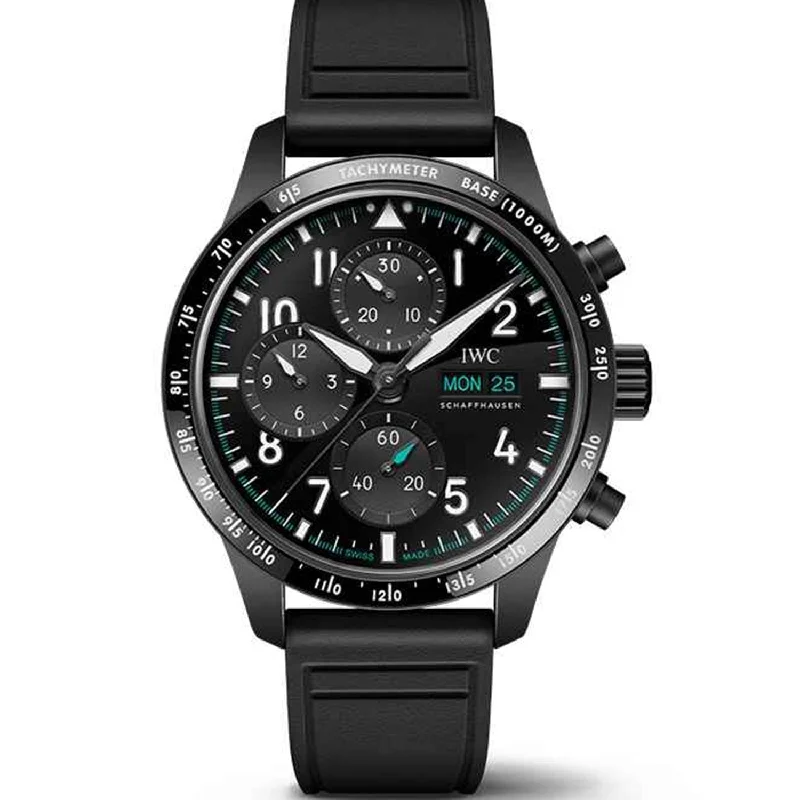 IWC PILOT’S WATCH PERFORMANCE CHRONOGRAPH 41 MERCEDES-AMG IW388306-IWC Watch with Titanium and Ceramic Case -