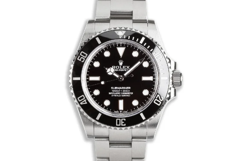 2021 41mm Rolex Submariner No-Date 124060 with Box & Card-Rolex Watch for Rare Collectors -