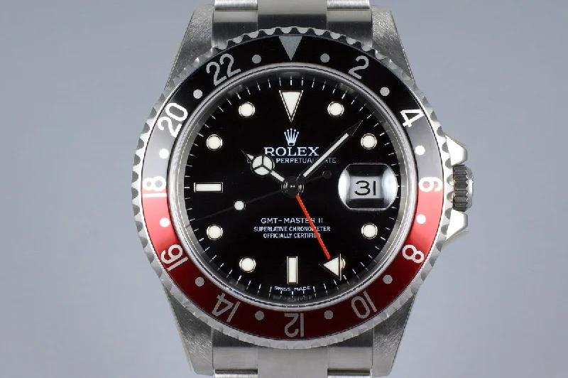 2006 Rolex GMT II 16710 ‘Stick Dial’ with Box and Papers MINT-Rolex Watch for Weekend Getaways -