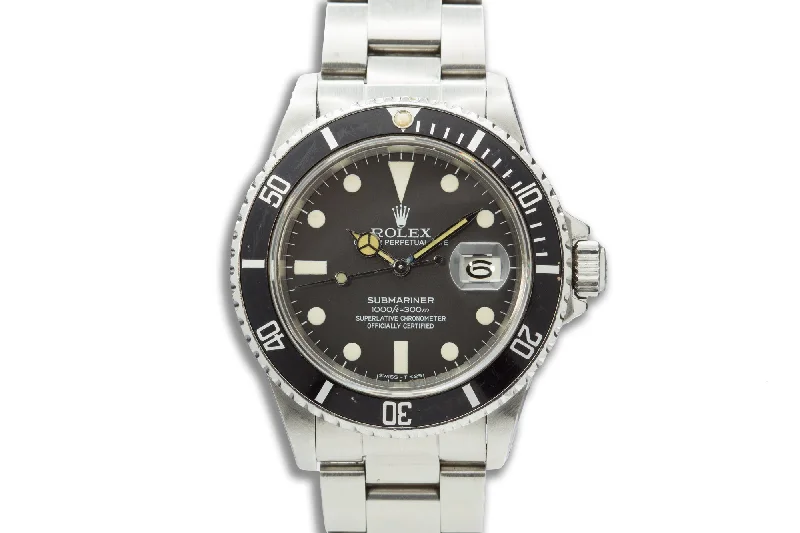 1982 Rolex Submariner Date 16800 with Creamy Tritium Dial & Hands-Rolex Watch for Precision Collectors -