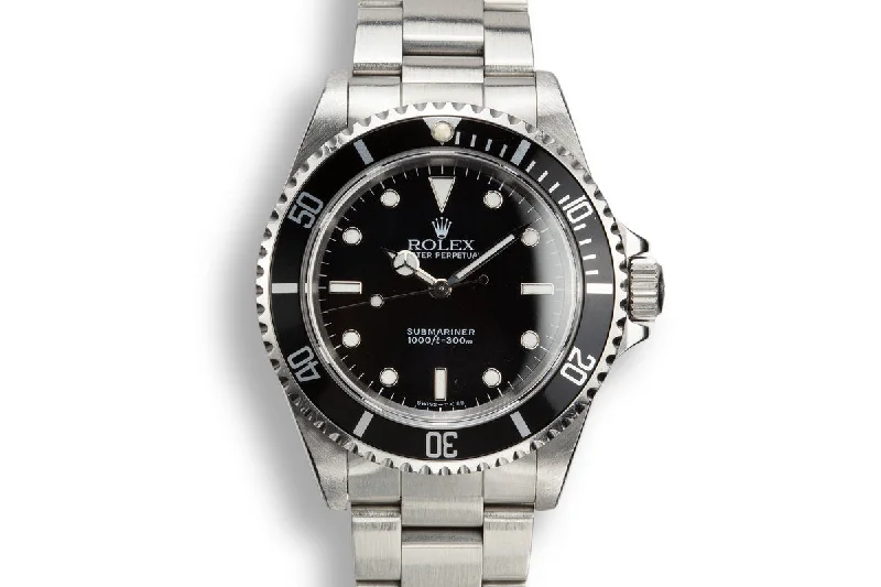 1995 Rolex Submariner 14060-Rolex Watch with Automatic Date and Day -