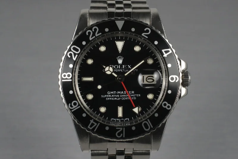 1979 Rolex GMT 16750 with Box and RSC Papers-Rolex Watch with Superlative Chronometer -